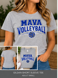 MAVA Volleyball Bella+Canvas Tee – Adult Large