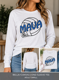 MAVA Volleyball Bella Canvas Long Sleeve Tee – Adult Small