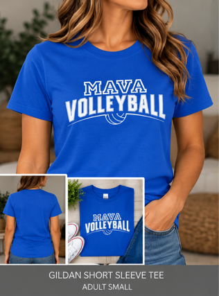 MAVA Volleyball Gildan Tee – Adult Small